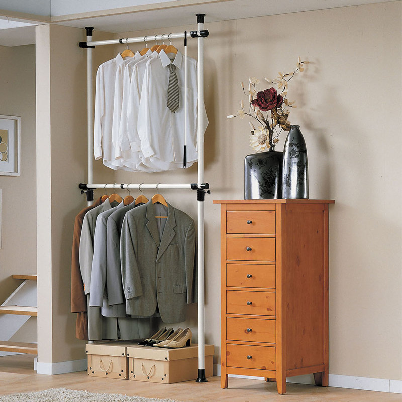 Symple Stuff 112cm Wide Clothes Storage System & Reviews Wayfair.co.uk
